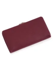 51-373-13-2 Кошелек женский (бордовый) (Бордовый/21*10*2/натуральная кожа)