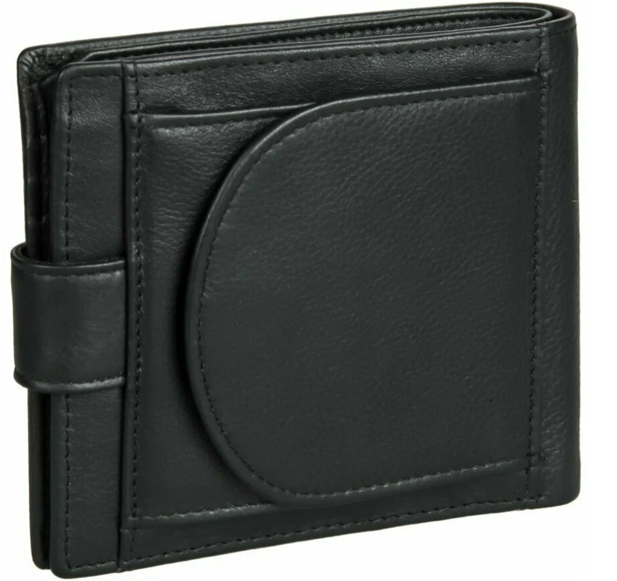 2594-02 (denim black) Портмоне Sergio Belotti  (черный/11,5*10*2/натуральная кожа/Sergio Belotti)