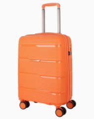 47B-007-424 Чемодан 4-х колесный (Оранжевый/42*66*25/полипропилен/M/3,3 кг/56 литров/Eberhart)