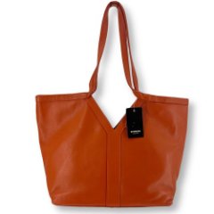 1012К Сумка женская натуральная кожа (orange) (оранжевый/33*22*14/натуральная кожа/Redmond)