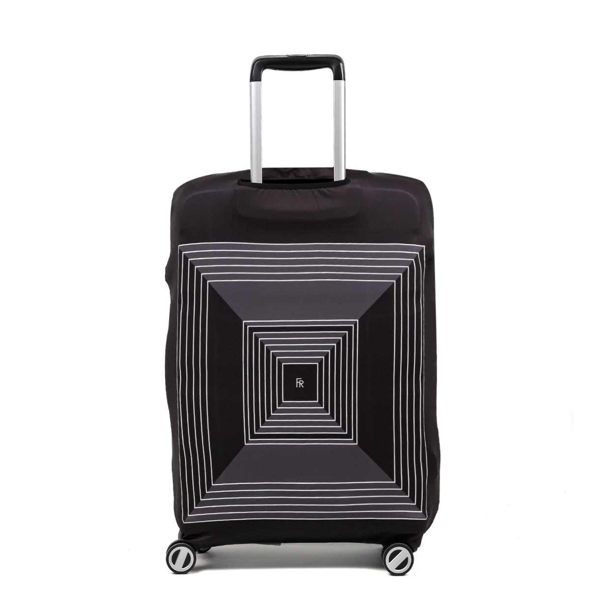 RW1087-M FABRETTI Чехол для чемодана 92%полиэстер 8%спандекс (черный)