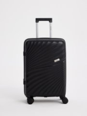 Чемодан Sochi-Black (22) Чёрный (черный/38,5*60*23/полипропилен/S/3,0 кг/49 литров/L’case)