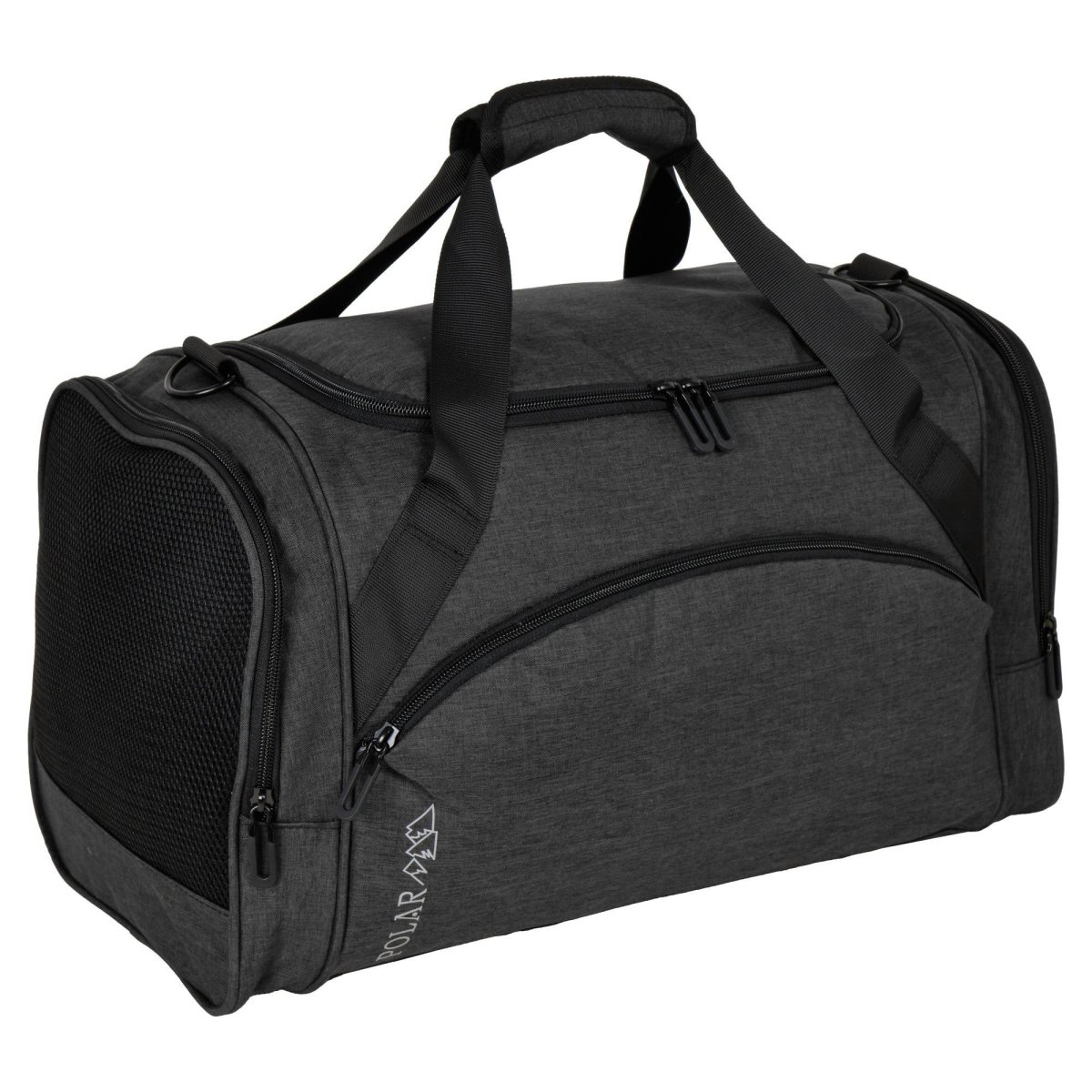 ТВ0113 Black черная Сумка дорожная (черный/47*34*23/полиэстер/0,9 кг/37 литров/Polar)