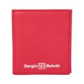 120208 (red Caprice) Портмоне Sergio Belotti (красный/10*12*3/натуральная кожа/Sergio Belotti)