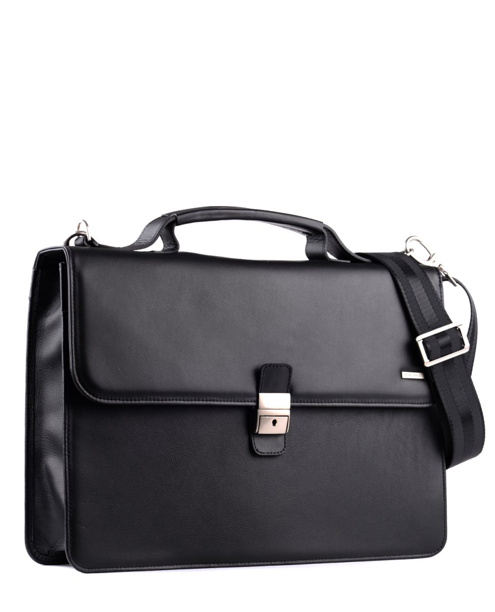 53424 Портфель MARK BLACK кожа черный (Черный/натуральная кожа/R.Blake)