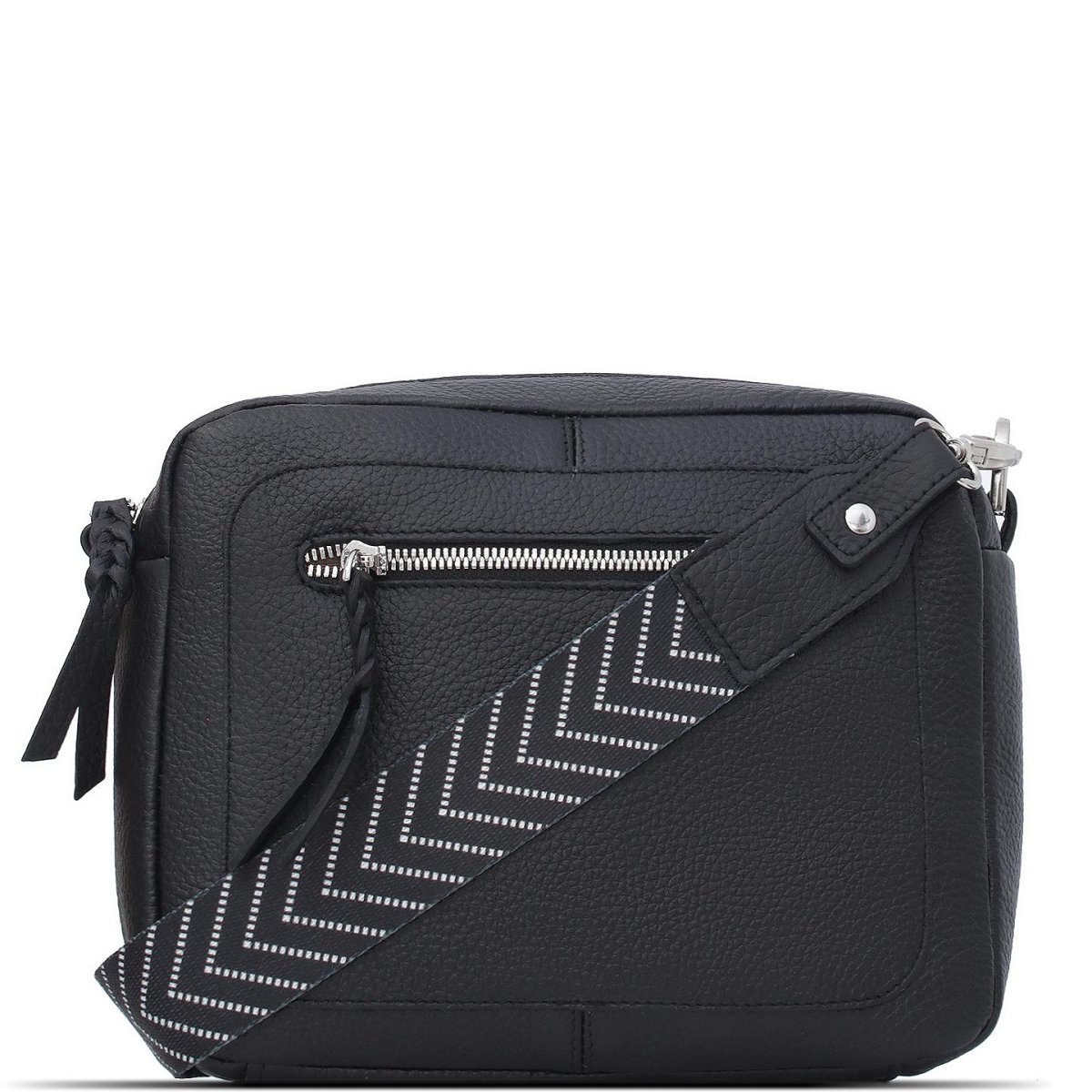 2593LNT Сумка женская Черный (черный/23*20*8,5/натуральная кожа/Richet)