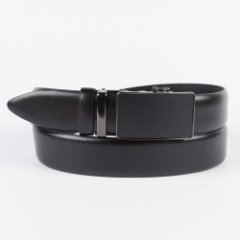 MLJJ3514-01 Ремень мужской (чёрный) (Черный/110-130 см/натуральная кожа/Jonas Hanway)