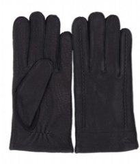 382306 Перчатки мужские олень косы (наружный шов) (м) (черный/8;8,5;9;9,5;10/натуральная кожа/PERST)
