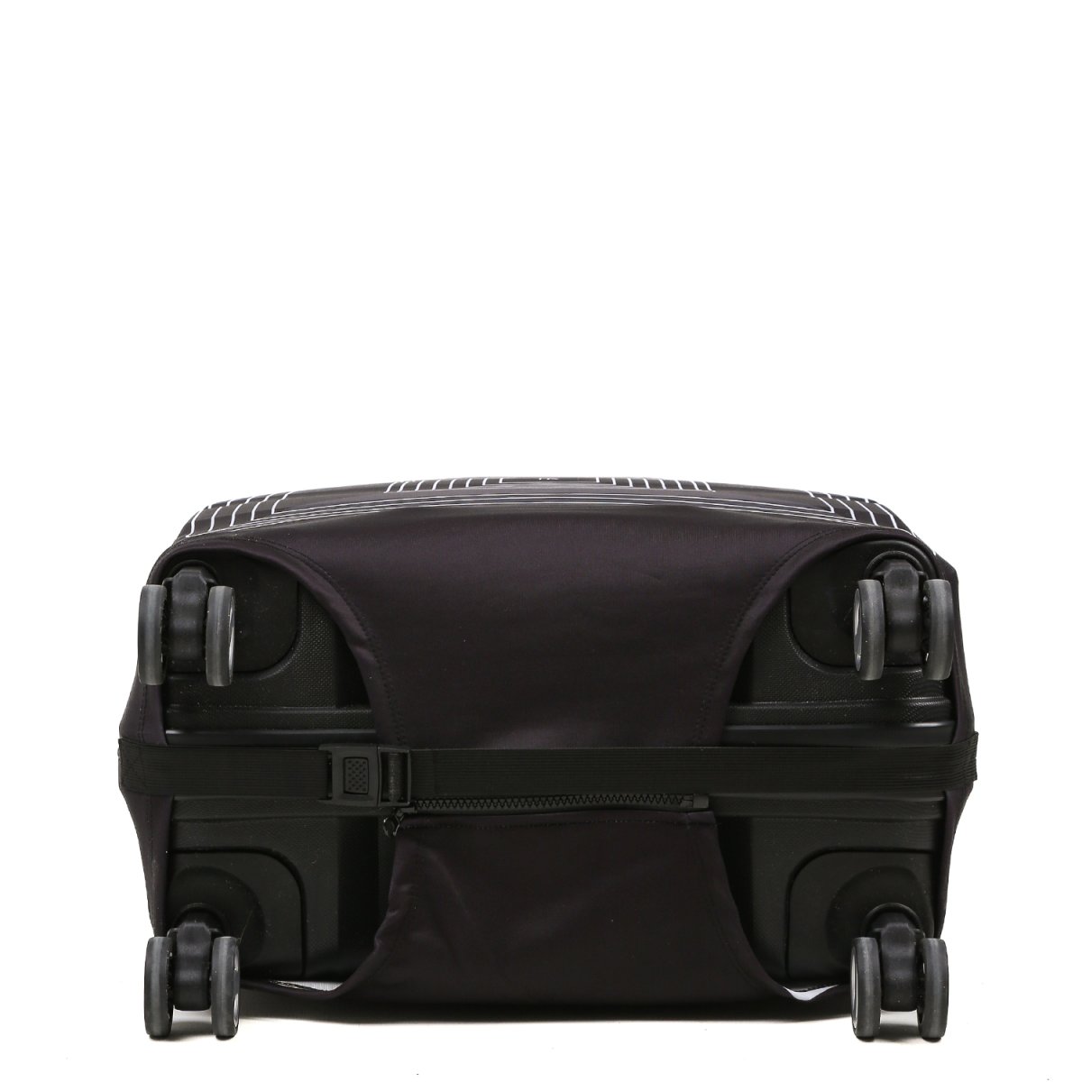 RW1087-M FABRETTI Чехол для чемодана 92%полиэстер 8%спандекс (черный)