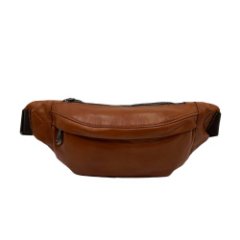 0010 (Brown) Сумка поясная натуральная кожа (коричневый/24*13*5/натуральная кожа/Hogerland)