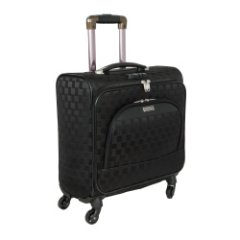 П7083 сумка Пилот черная 4 колеса (чёрный) (Черный/43*43*20/полиэстер/2,7 кг/35 литров/Polar)