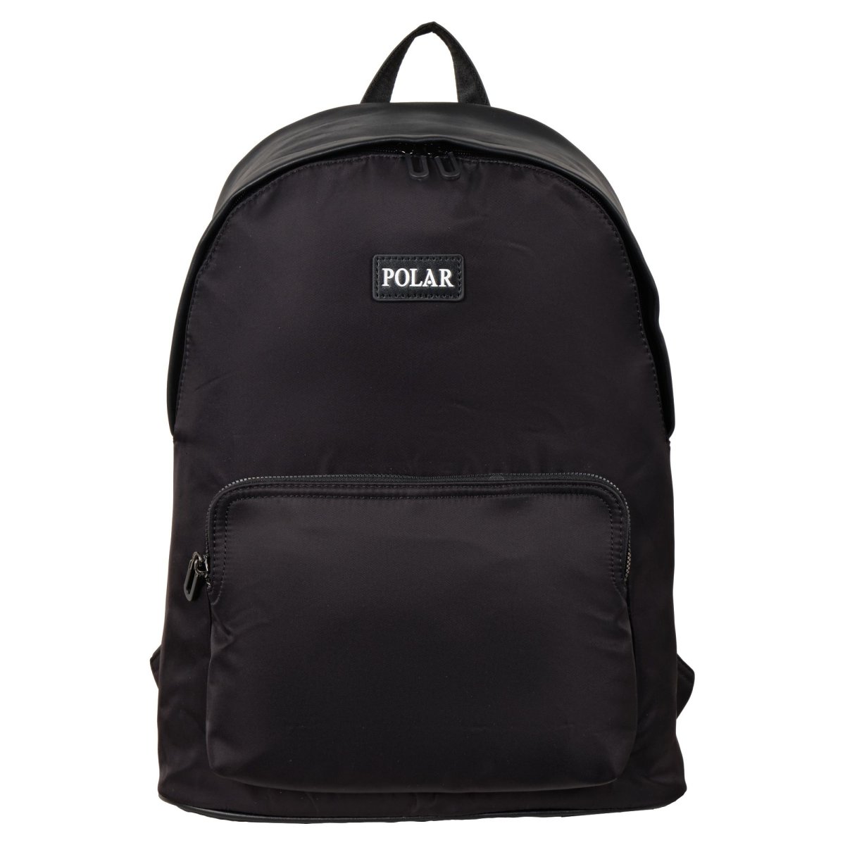 Г-615 (Black) черный рюкзак (Черный/полиэстер/экокожа/Polar)