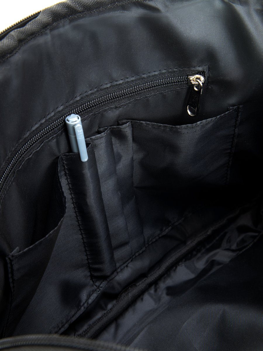 1001 Сумка для документов ткань (Черный/36*26*10/полиэстер)