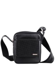 42203 Сумка MERCURY SPORT кожа перфорированная черный (Черный/16*18*6/натуральная кожа/R.Blake)