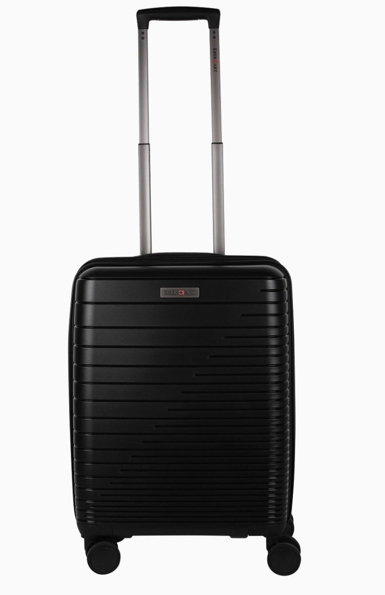 44S-009-420 Чемодан 4-х колесный (Черный/37*55*20/полипропилен/S/2,4 кг/40 литров/Eberhart)
