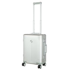 GM20025W19 silver Чемодан-тележка Verage (серебряный/38*55*23/алюминиевый материал/S/4,4 кг/37 литров/Verage)