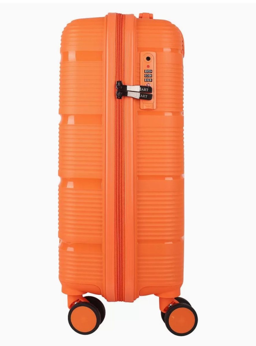 47B-007-420 Чемодан 4-х колесный (Оранжевый/37*55*22/полипропилен/S/2,5 кг/35 литров/Eberhart)