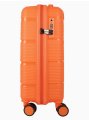 47B-007-420 Чемодан 4-х колесный (Оранжевый/37*55*22/полипропилен/S/2,5 кг/35 литров/Eberhart)