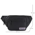 HB-1065-04 сумка поясная Henry Backer (черный/29*13*6/полиэстер/Henry Backer)