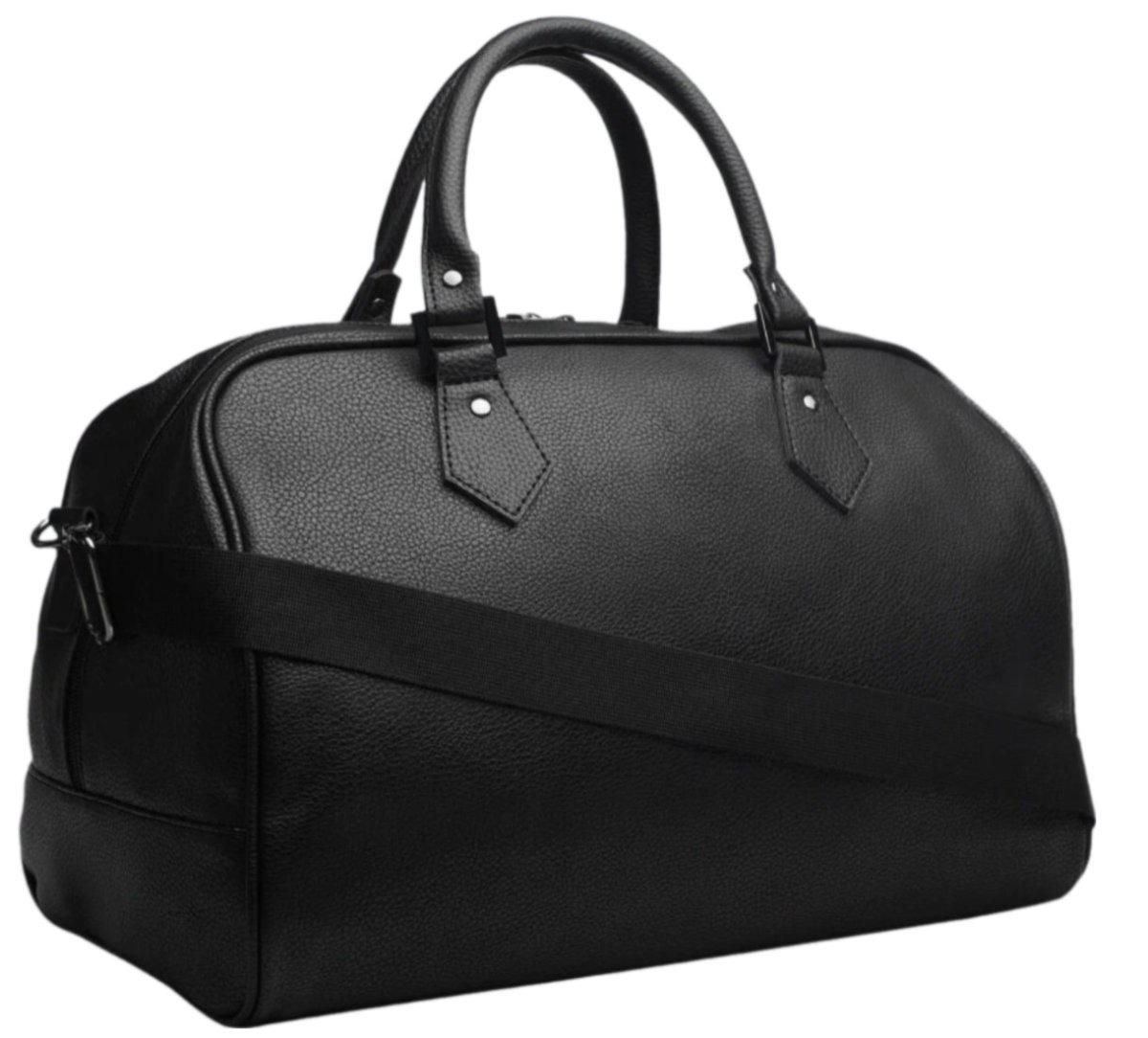 2-137 Сумка дорожная (экокожа/черный) (черный/42*26*24/экокожа/ANTAN)