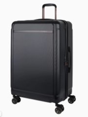 08C-009-428 Чемодан 4-х колесный (Черный/53*78*30/поликарбонат/L/4,3 кг)