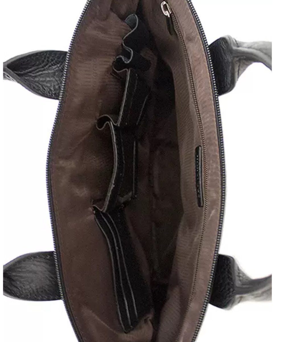 BR09-318B4932 black Cумка мужская (Malgrado) (черный/38*31*4/натуральная кожа/Malgrado)