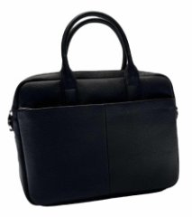 22117-1 Сумка мужская натуральная кожа (черный/35*28*7/натуральная кожа/Redmond)