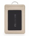 102-717-6 Чехол д/пропуска (Пеллекон) (бежевый/10,8*7,8/натуральная кожа/PELLECON)
