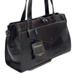 1015К Сумка женская натуральная кожа (chocolate) (шоколад/31*21*11/натуральная кожа/Redmond)