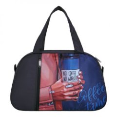 FM-14 Спортивная сумка ACROSS  (Черный/41*26*16/полиэстер/Across)