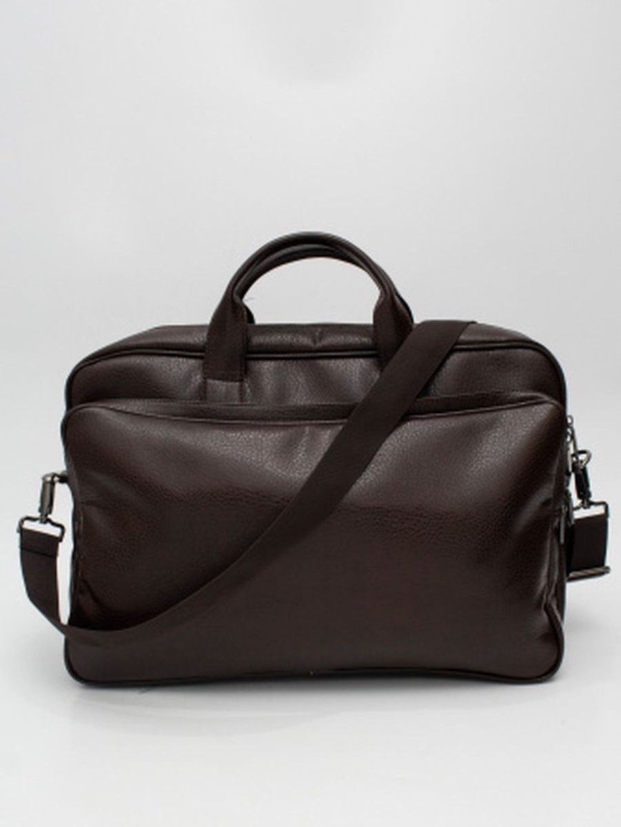 2-174 Сумка дорожная (экокожа/коричневый) (Коричневый/47*34*19/Экокожа/ANTAN)