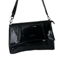 8573G Сумка женская натуральная кожа (black лак) (Черный/33*22*10/натуральная кожа/Redmond)