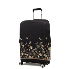 RW1090-M FABRETTI Чехол для чемодана (92%полиэстер 8%спандекс) (чёрный)