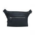 102-81633-1 Сумка поясная мужская кожа (Пеллекон) (черный/32*18*4,5/натуральная кожа/PELLECON)