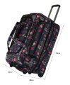 М-5801 Сумка на колесах дизайн париж (фиолетовый/74*41*38/полиэстер/NTL Continent)