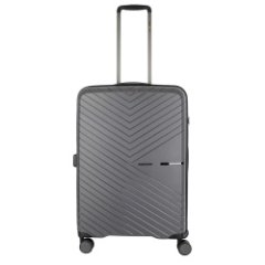 45A-015-424 Чемодан 4-х колесный (Серый/45*68*26/полипропилен/M/3,0 кг/70 литров)