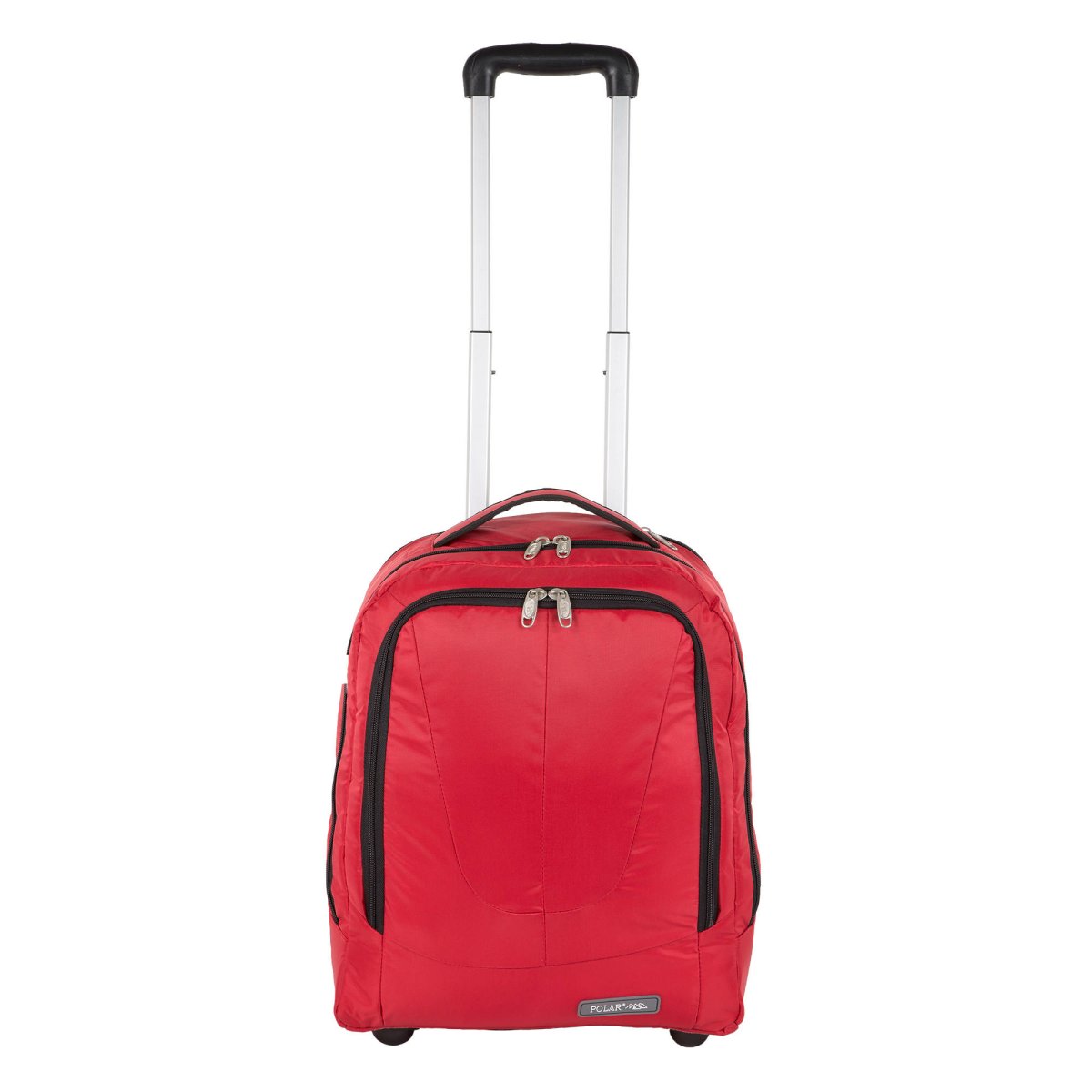 П7102 (красный) Рюкзак с телегой на колесах текстиль (Красный/38*49*19/полиэстер/Polar)