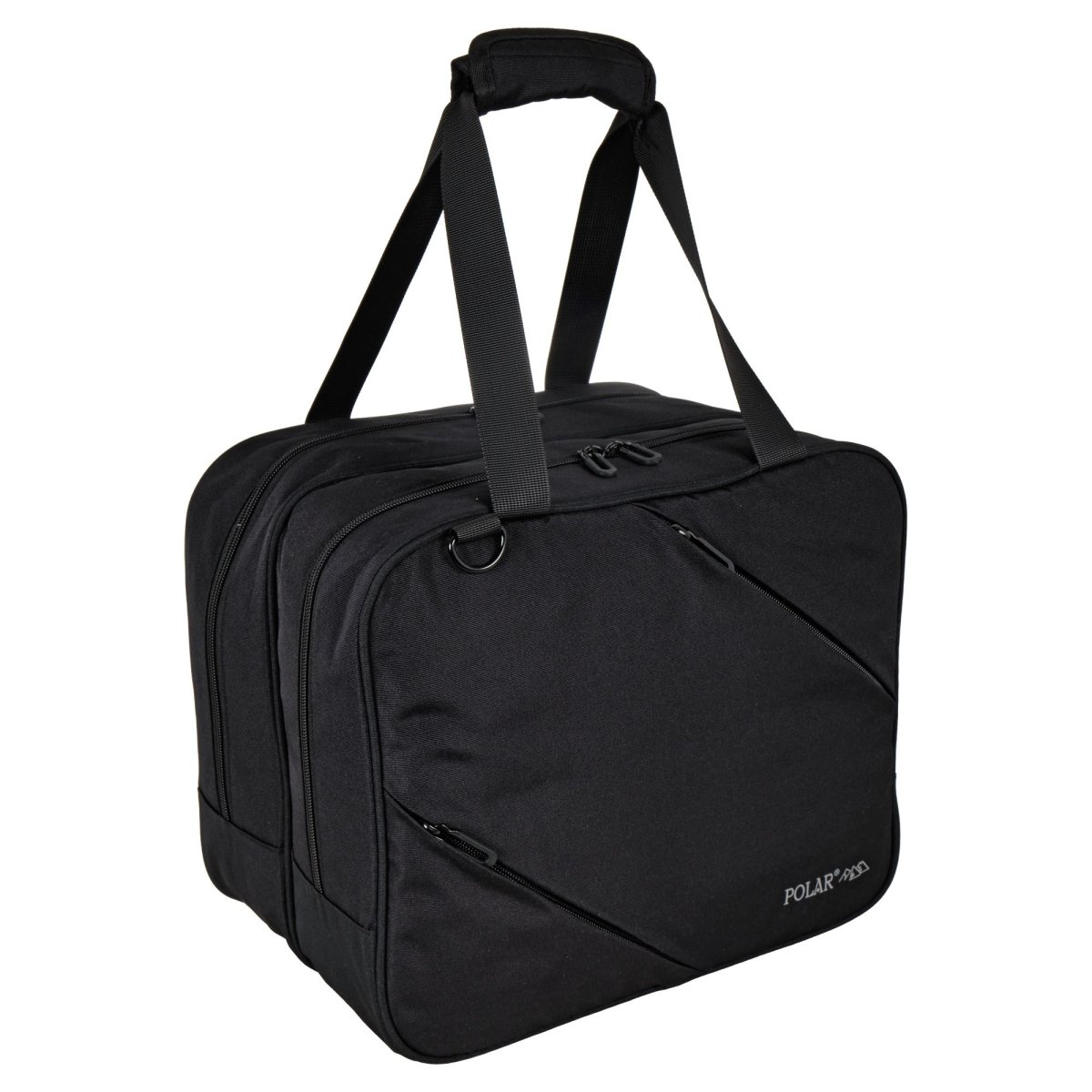 ТВ0111 Black черная Сумка Победа текстиль (черный/36*30*24/полиэстер/0,62 кг/26 литров/Polar)