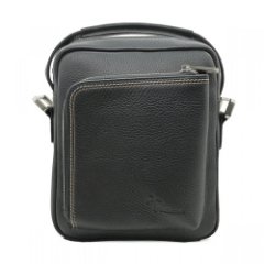 102-81504-1 Сумка мужская кожа (Пеллекон) (черный/20*23*5/натуральная кожа/PELLECON)