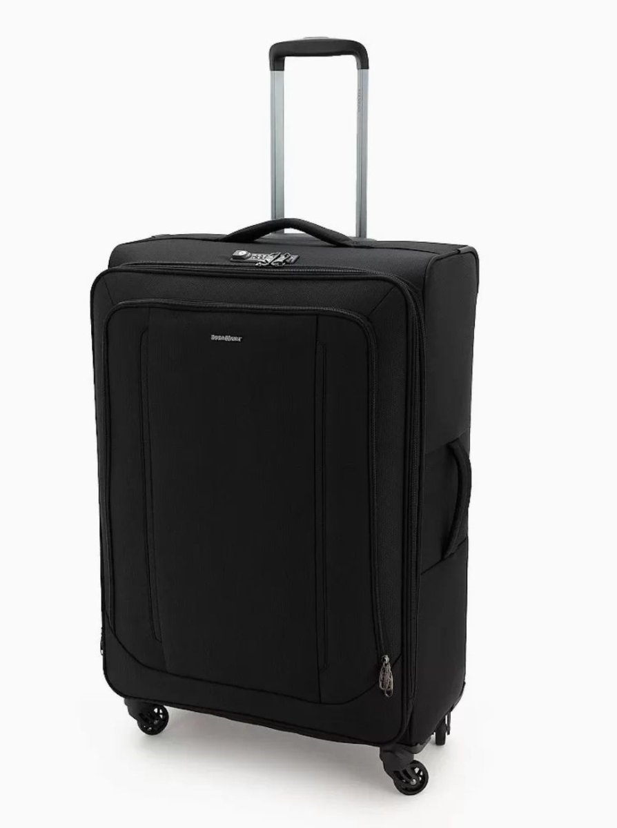 28A-001-428 Чемодан 4-х колесный (Черный/48,5*79*30,5/35/полиэстер/L/3,5 кг/117 литров)