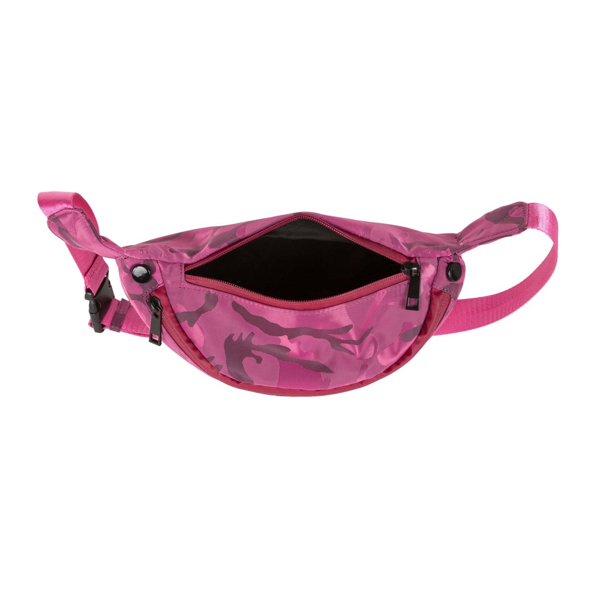 П0141-17 (Pink) сумка поясная молодежная текстиль (Розовый/22*11*8/полиэстер/Polar)