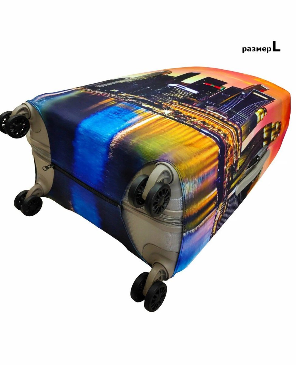 2336 Чехол для чемодана (L) (L/бифлекс/VIP COLLECTION)