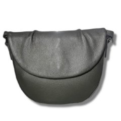 8070К Сумка женская натуральная кожа (d grey) (Серый тёмный/25*21*8/натуральная кожа/Redmond)