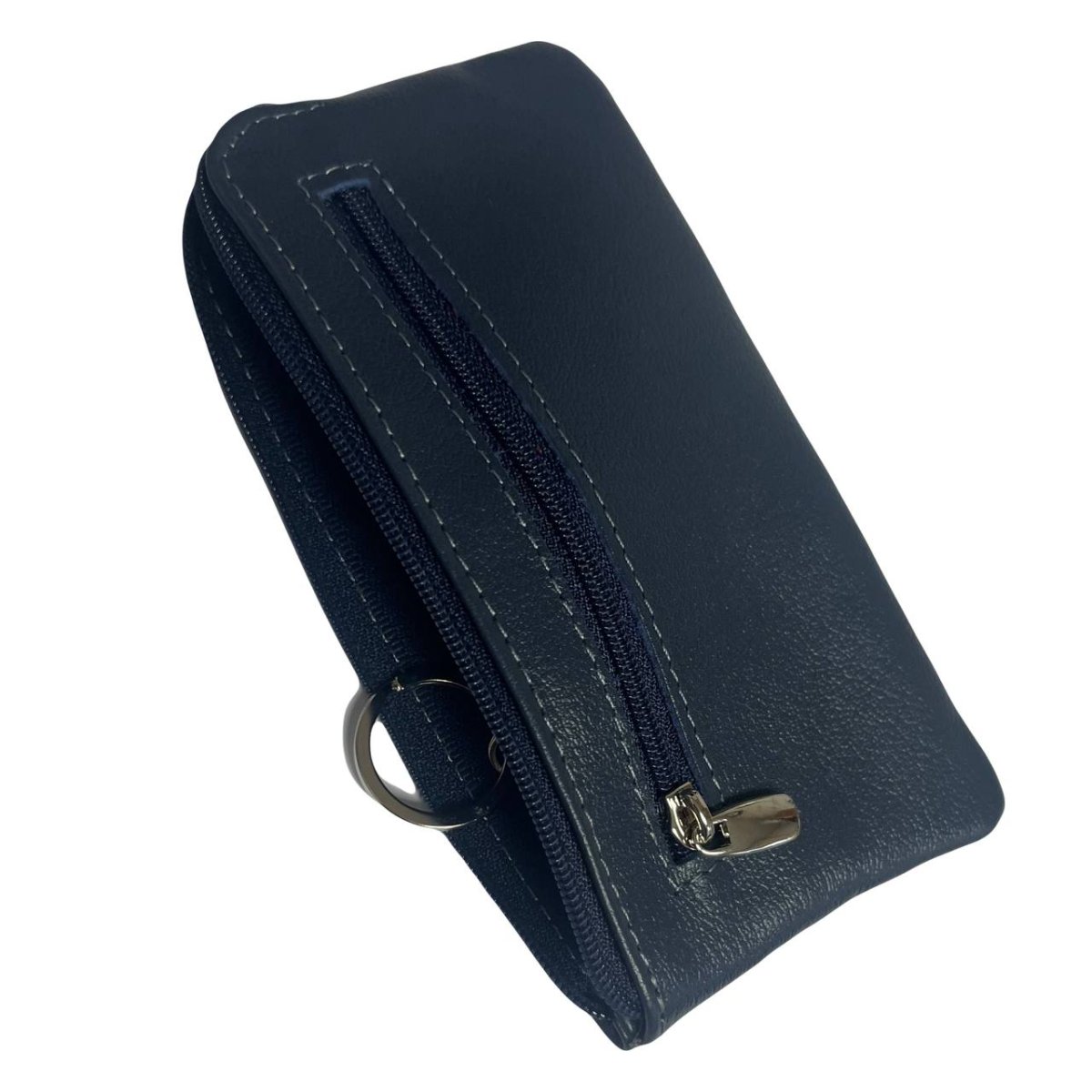 КМ-4 Ключница (Ладья, синий)) (синий/15*7*0,5/натуральная кожа/ТОП МАРКА)