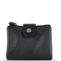 Ri-065P Портмоне женское Черный (черный/11,5*9*2,5/натуральная кожа/Richet)