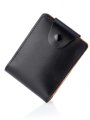 11111PM ПОРТМОНЕ НАТ. КОЖА (чёрный) (Черный/12,5*8,5*1/натуральная кожа)