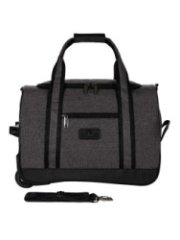 М-612 Сумка на колесах катионик серый (серый/40*28*26/катионик/NTL Continent)