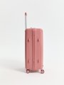 Чемодан Riga - Pink 24 (Розовый) M (розовый/42*67*27/полипропилен/M/3,2 кг/70 литров/L’case)
