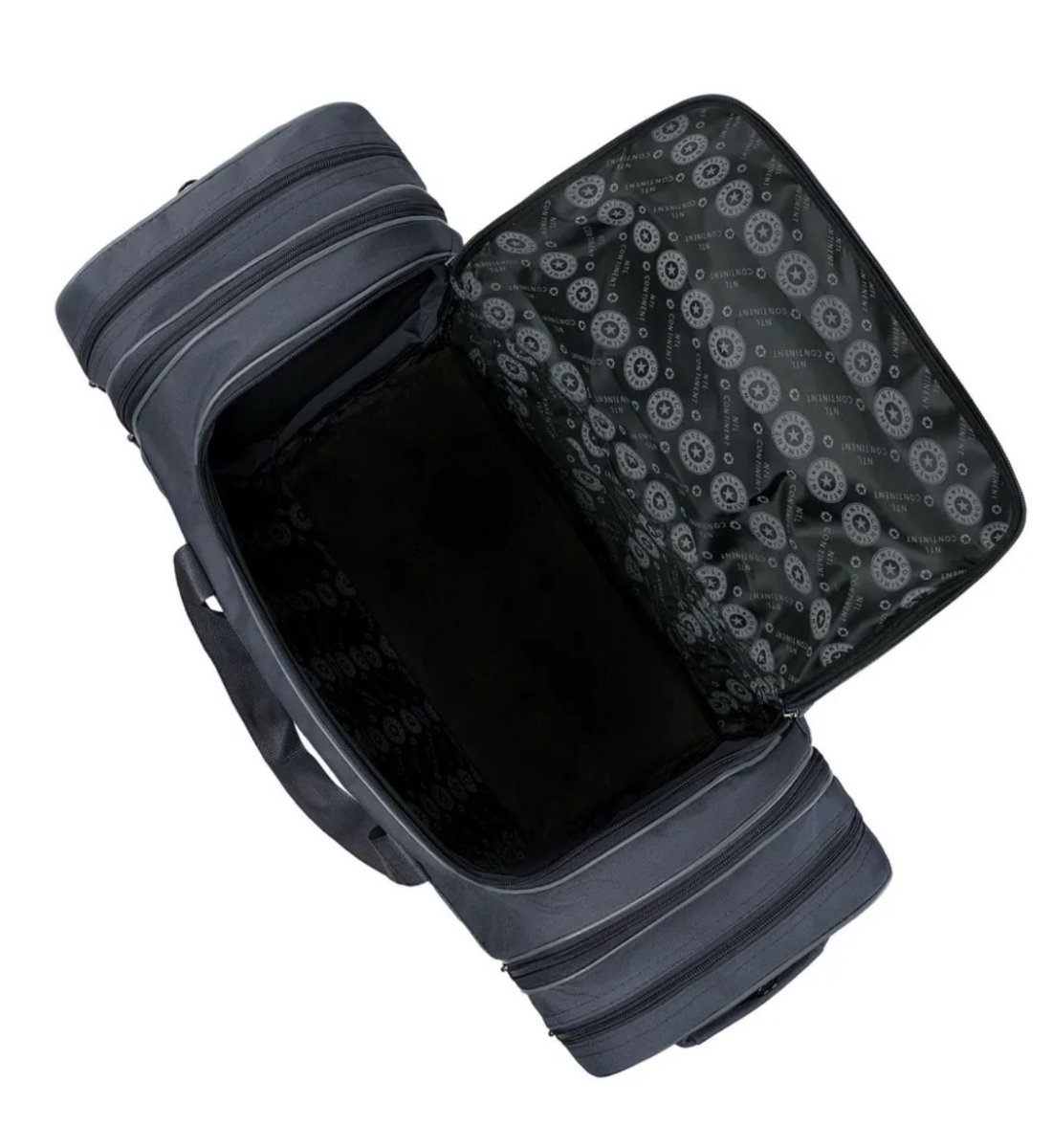 М-215р-1 Сумка спортивная 600 серый (серый/полиэстер/NTL Continent)