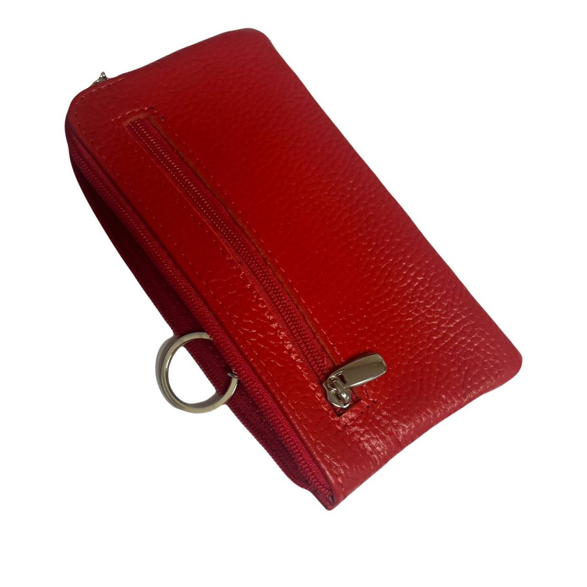 КМ-4 Ключница (Фелиция, красная 530) (красный/15*7*0,5/натуральная кожа/ТОП МАРКА)